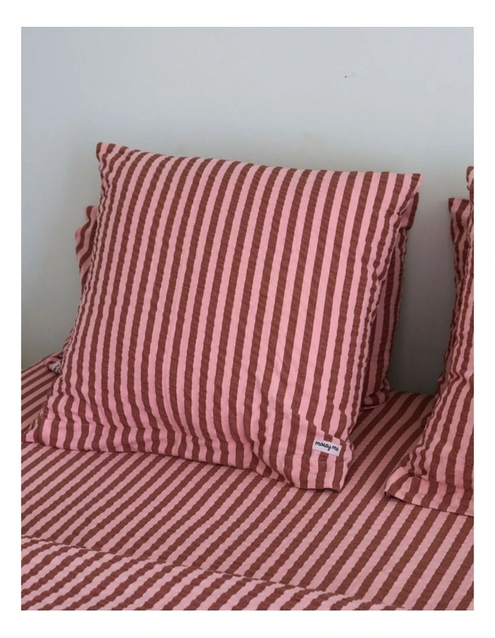 Sundae Seersucker Euro Pillowcase Set image 2