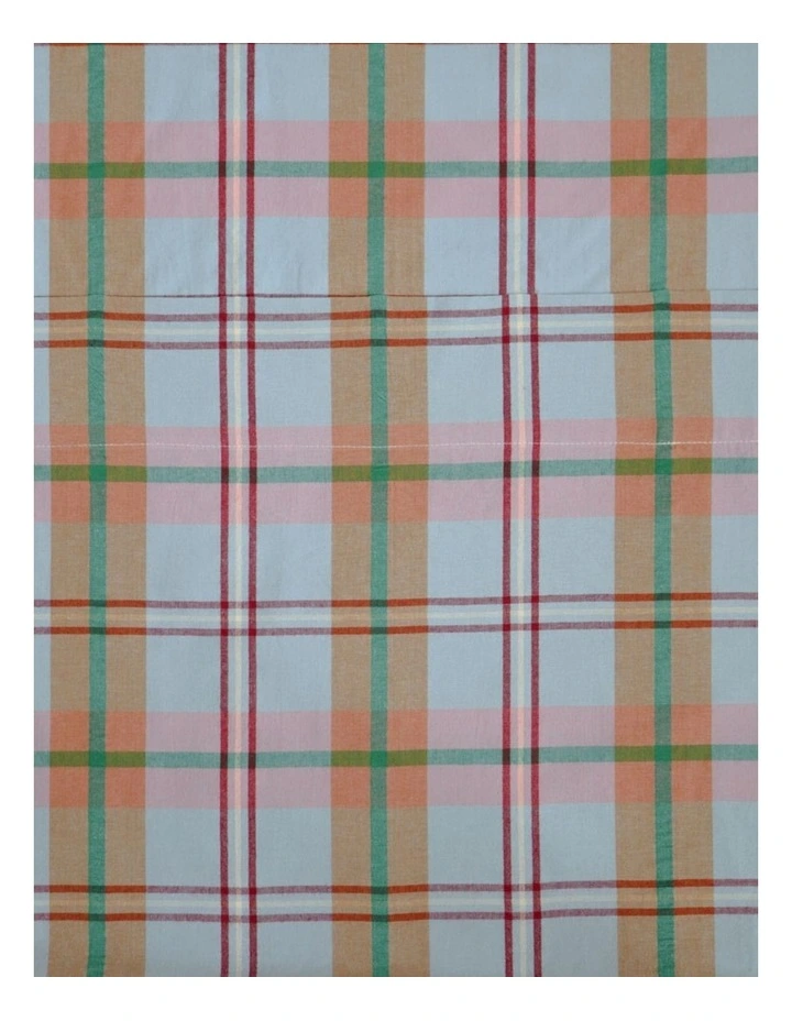 Confetti Plaid Flat Sheet image 1