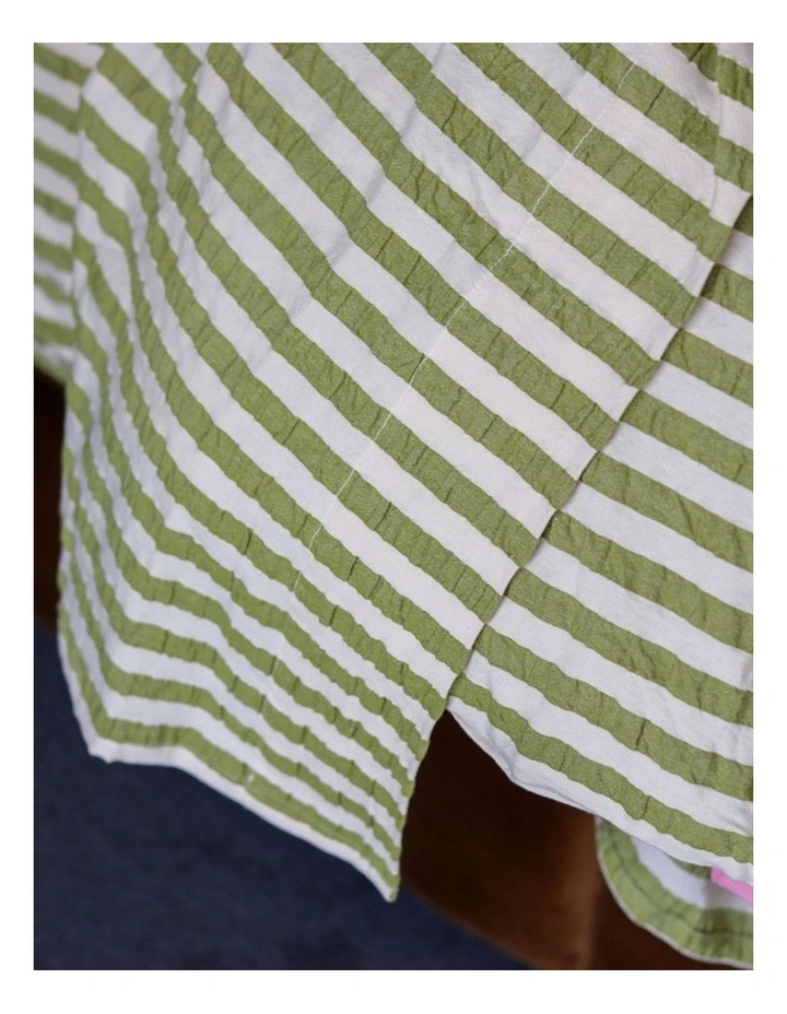 Pistachio Seersucker Flat Sheet image 4