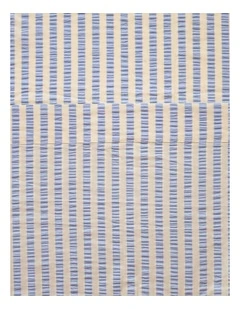 Butter Blue Seersucker Flat Sheet