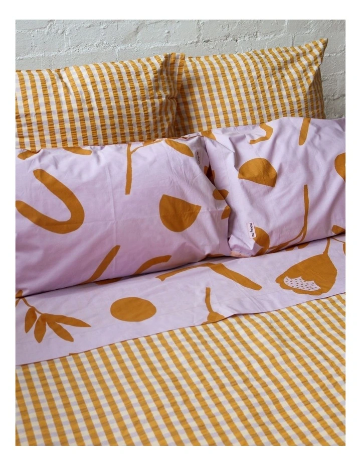 Mango Seersucker Quilt Cover image 4