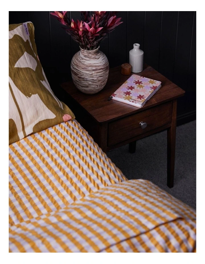 Mango Seersucker Fitted Sheet image 2