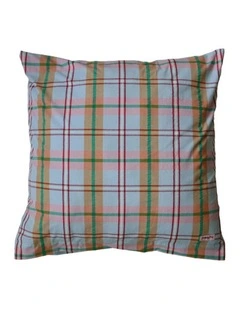 Confetti Plaid Euro Pillowcase Set