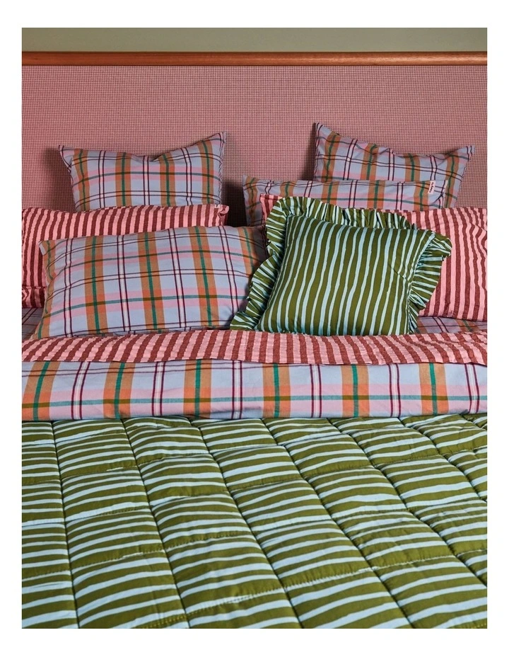 Confetti Plaid Euro Pillowcase Set image 4