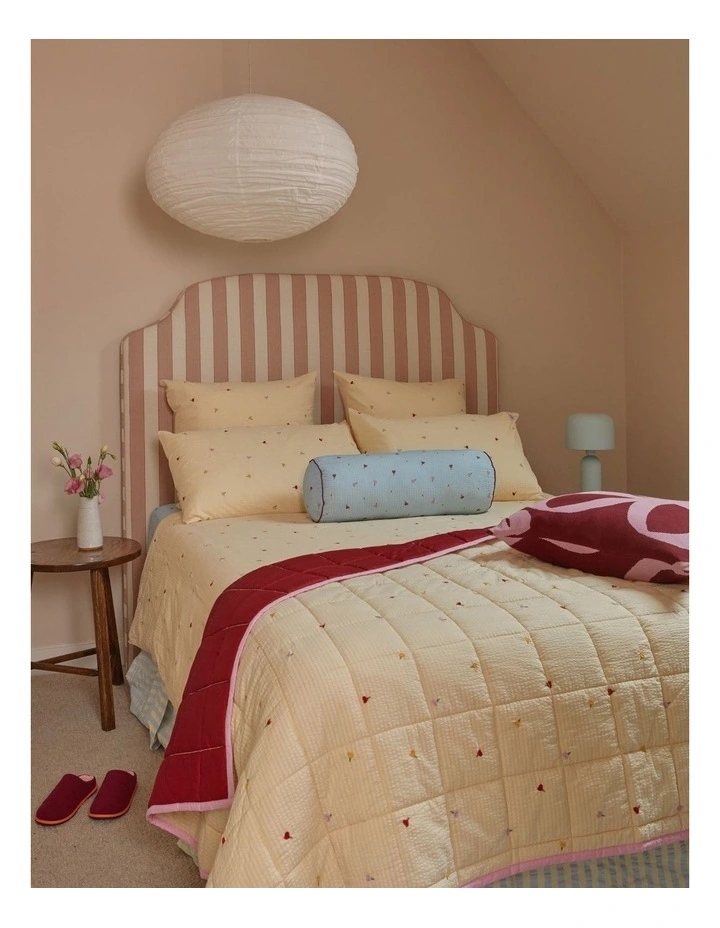 Forget Me Not Embroidered Euro Pillowcase Set image 5