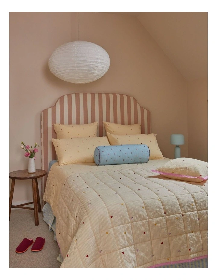 Forget Me Not Embroidered Standard Pillowcase Set image 3