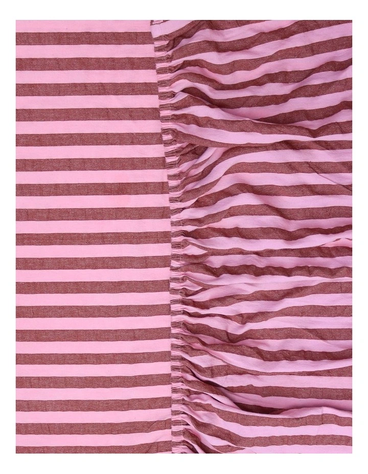 Sundae Seersucker Fitted Sheet image 1
