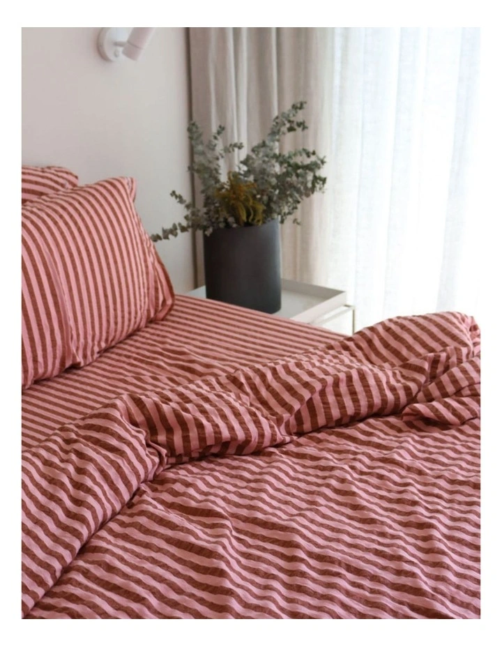 Sundae Seersucker Fitted Sheet image 4