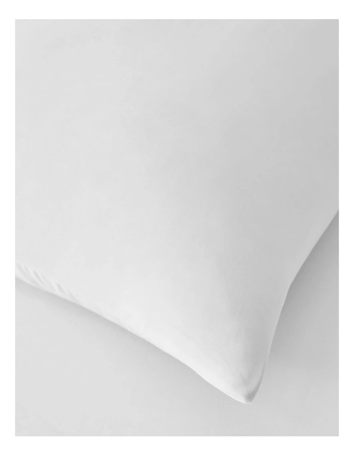 400Thread Count Premium Cotton Sateen Sheet Set in White image 5