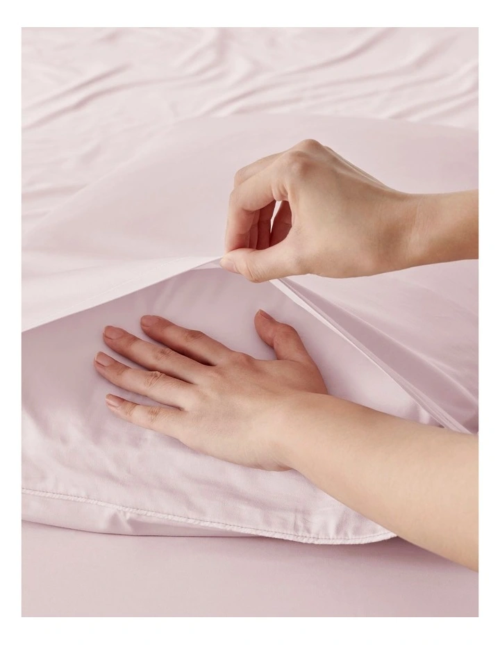 400Thread Count Premium Cotton Sateen Sheet Set in Petal image 3