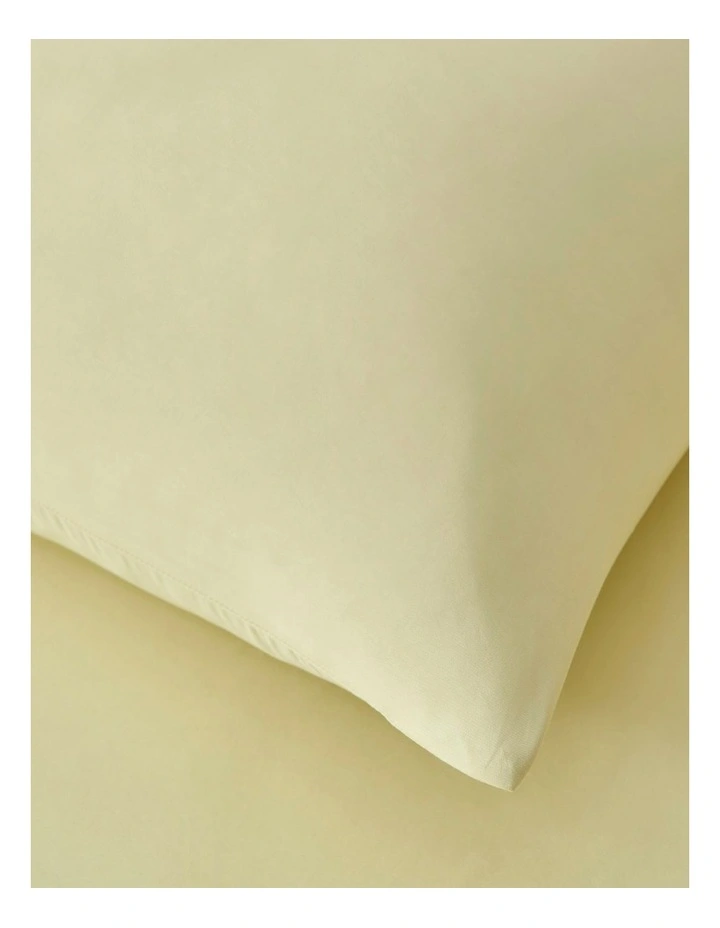 400TC Premium Cotton Sateen Sheet Set in Citron image 5