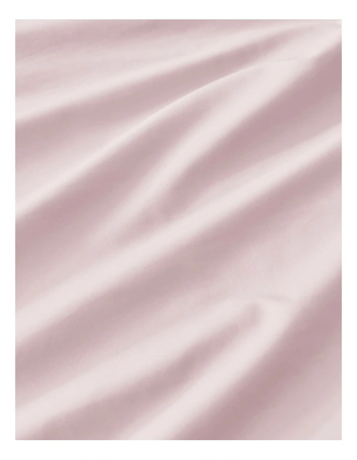 400 Thread Count Premium Cotton Sateen Standard Pillowcase Set of 2 in Petal image 3