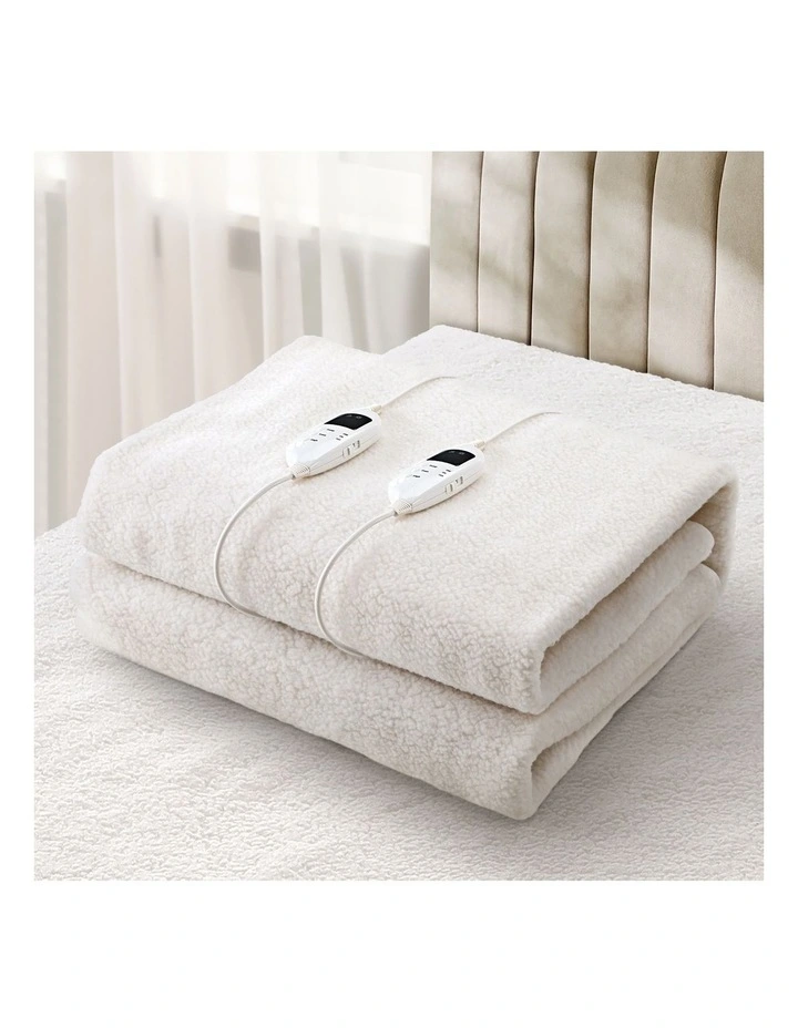 Bedra Electric Blanket Washable Fleece Heated Fully Fitted Winter Pad Double image 2