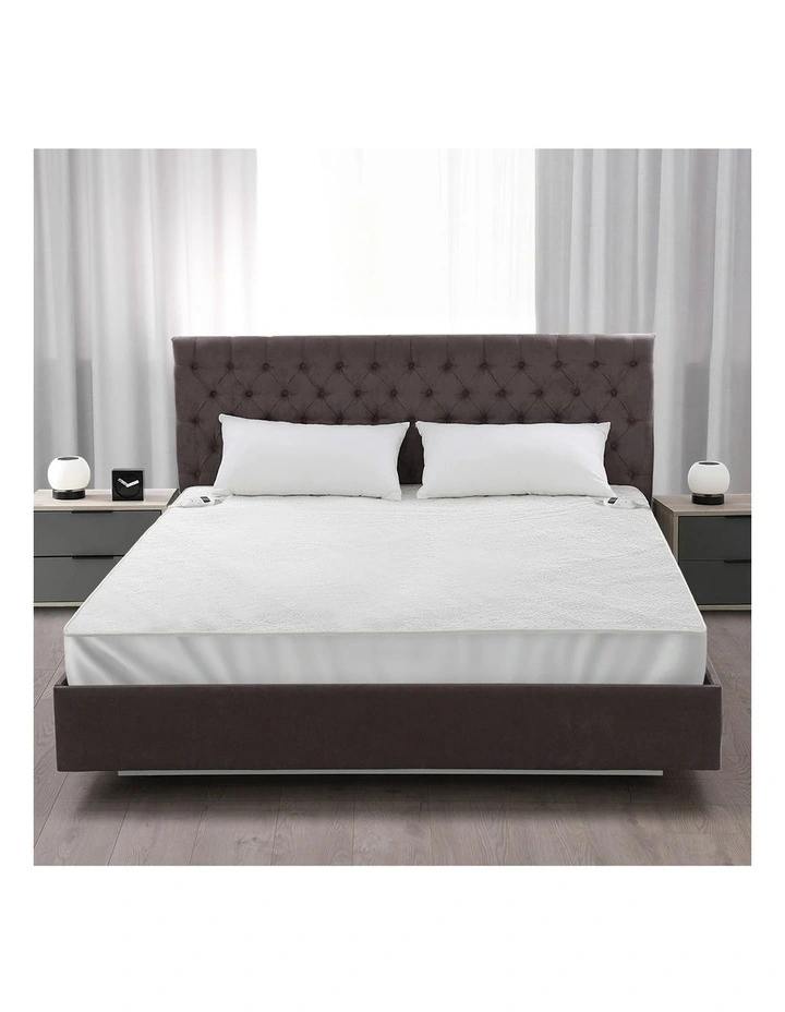 Bedra Electric Blanket Washable Fleece Heated Fully Fitted Winter Pad Double image 7