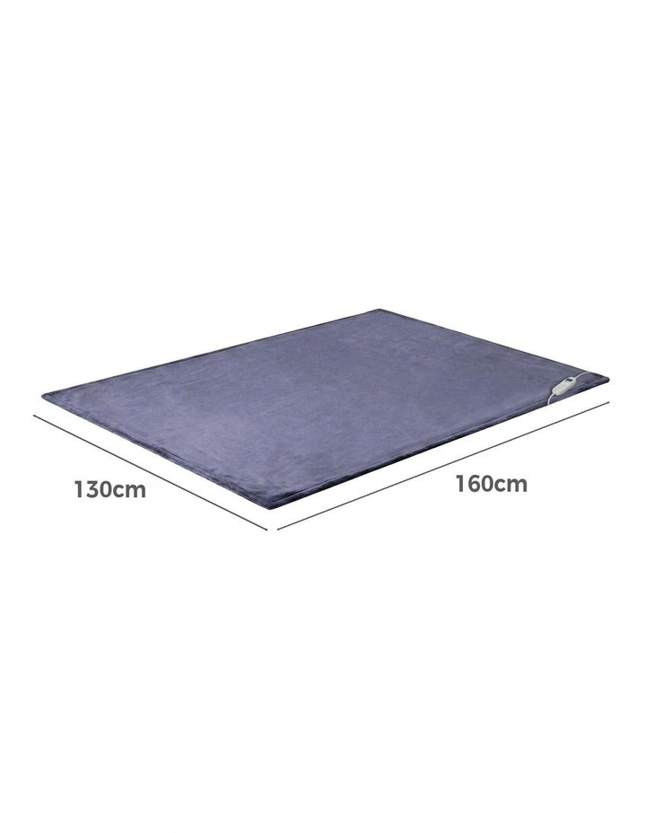 Bedra Electric Throw Rug Washable Heated Blanket Flannel Winter Warm Purple image 3