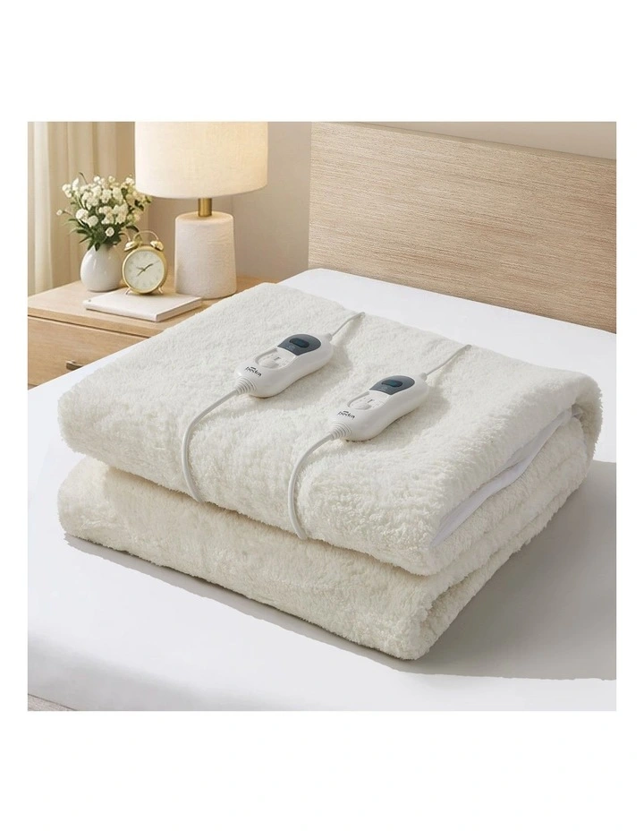 Bedra Electric Heated Blanket Fully Fitted Fleece Underlay Winter Pad King image 2