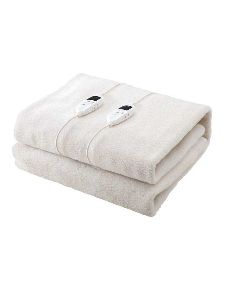 Bedra Electric Blanket Fleece Heated Fully Fitted Winter Pad Washable King image 1