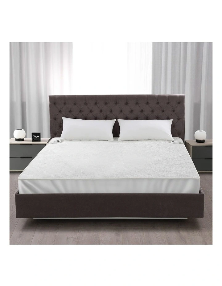 Bedra Electric Blanket Fleece Heated Fully Fitted Winter Pad Washable King image 7