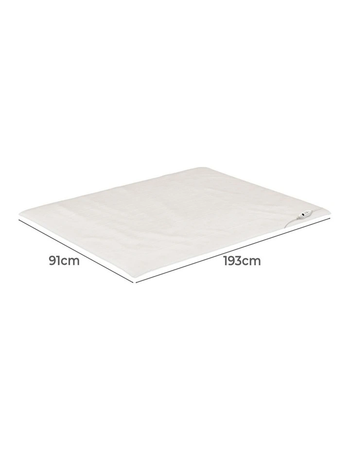 Bedra Electric Blanket Fully Fitted Polyester Heated Underlay Washable Single image 3