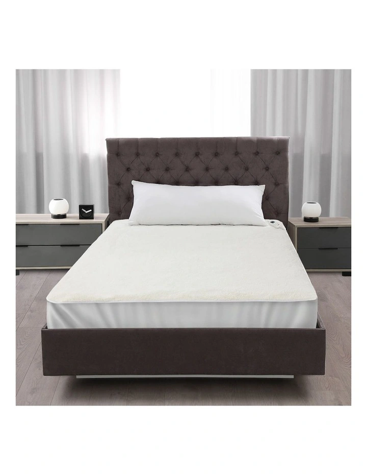 Bedra Electric Heated Blanket Fully Fitted Fleece Underlay Winter Pad Single image 7