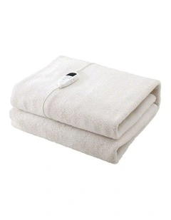 Bedra Electric Blanket Fully Fitted Fleece Heated Winter Underlay King Single