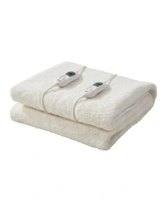 Bedra Electric Heated Blanket Fully Fitted Fleece Underlay Winter Pad Double
