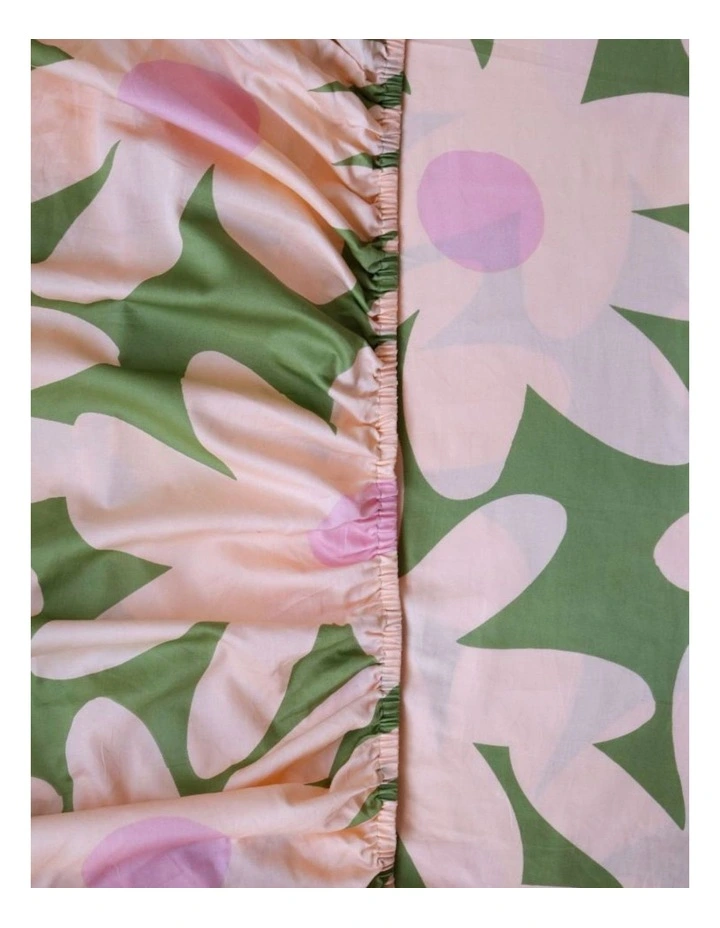 Marlo Olive Fitted Sheet - Single image 1