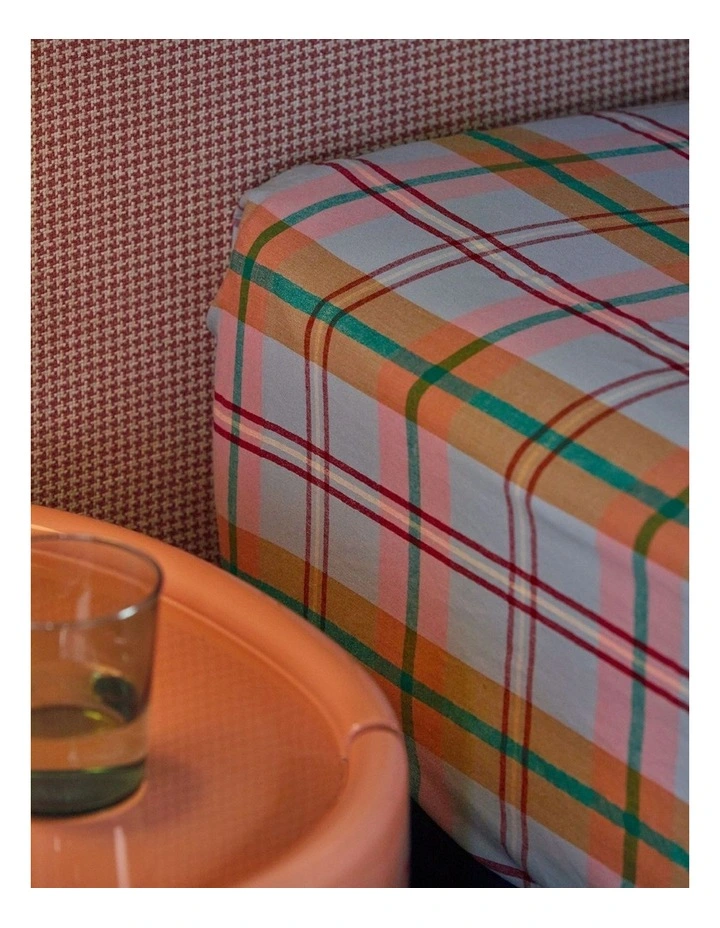 Confetti Plaid Fitted Sheet image 2