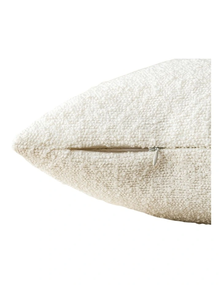 GIOIA CASA Boucl European Pillowcases in Snow 2 Pack image 3
