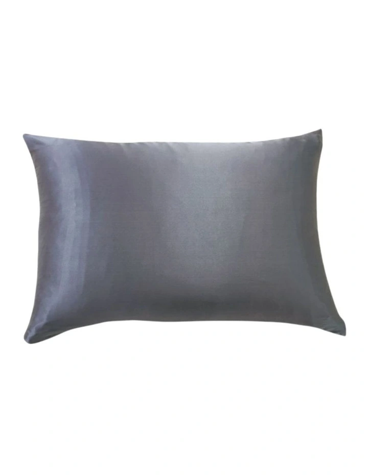 GIOIA CASA Mulberry Silk Pillowcase in Charcoal image 1