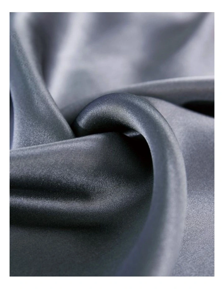 GIOIA CASA Mulberry Silk Pillowcase in Charcoal image 3