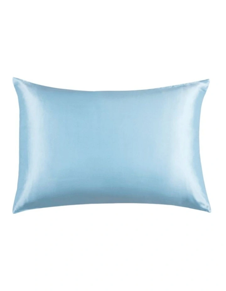 GIOIA CASA Mulberry Silk Pillowcase in Sky Blue image 1