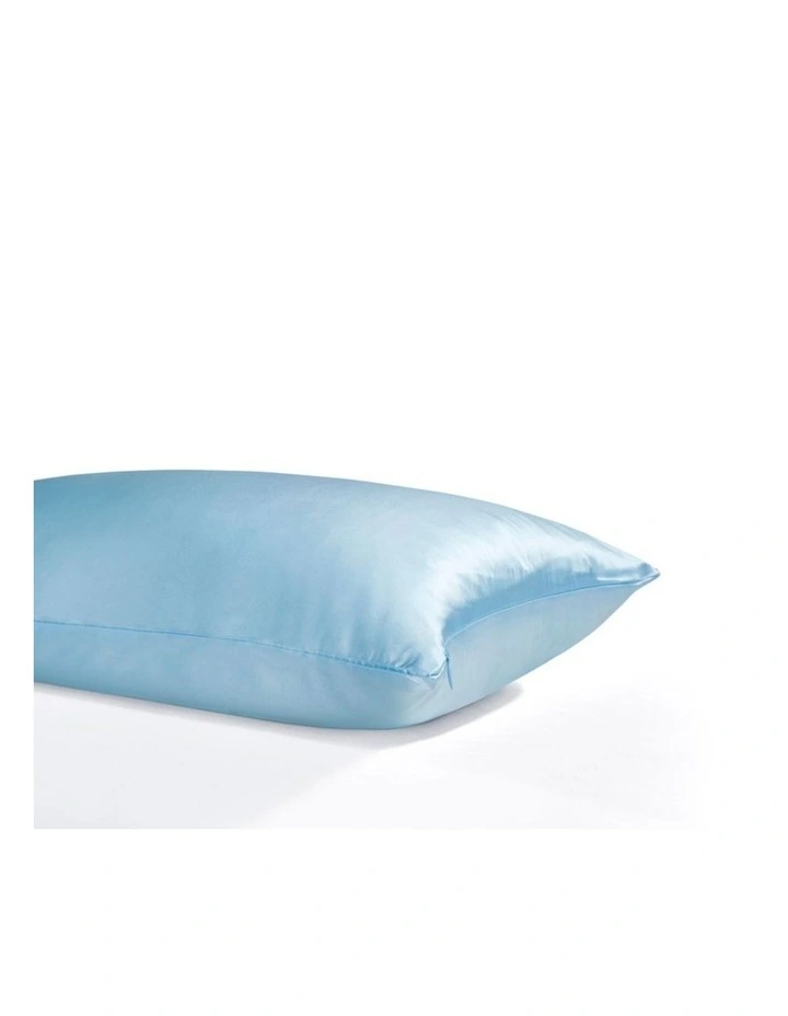 GIOIA CASA Mulberry Silk Pillowcase in Sky Blue image 2