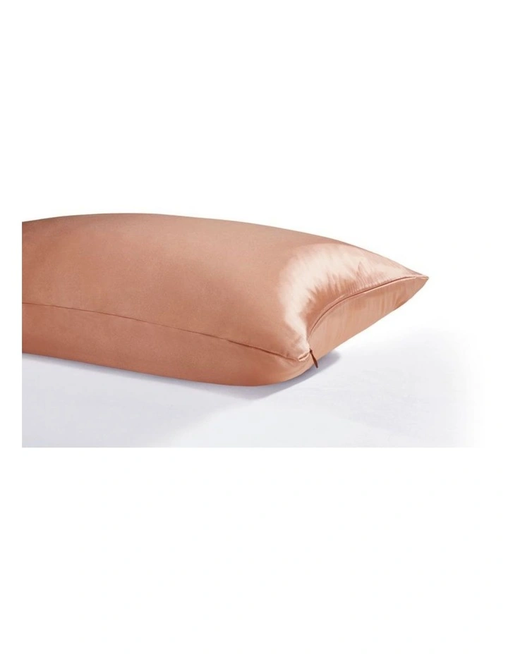 GIOIA CASA Mulberry Silk Pillowcases in Copper 2 Pack image 2