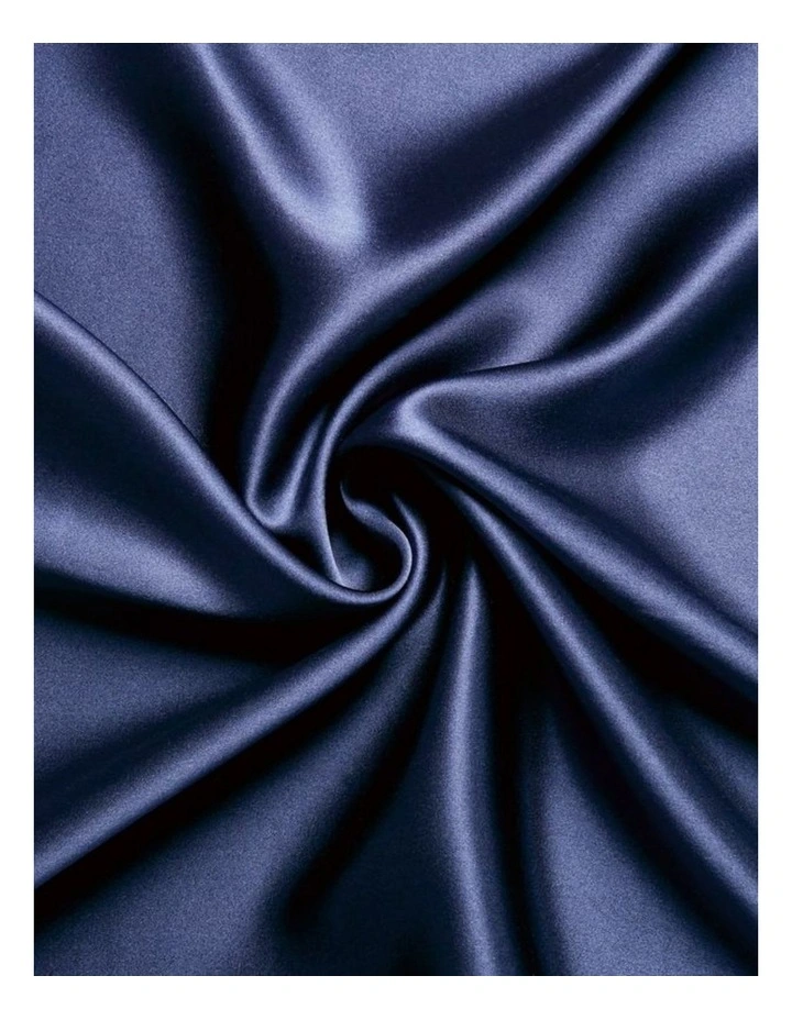GIOIA CASA Mulberry Silk Pillowcase in Navy Blue image 3