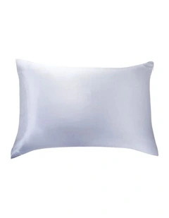 GIOIA CASA Mulberry Silk Pillowcase in Silver