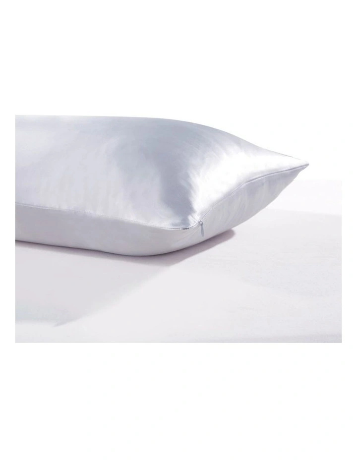 GIOIA CASA Mulberry Silk Pillowcase in Silver image 2