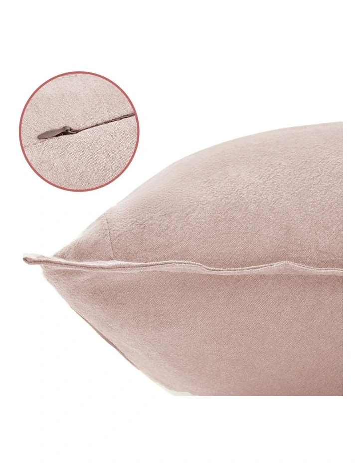 GIOIA CASA Linen-Cotton European Pillowcases in Pink 2 Pack image 2