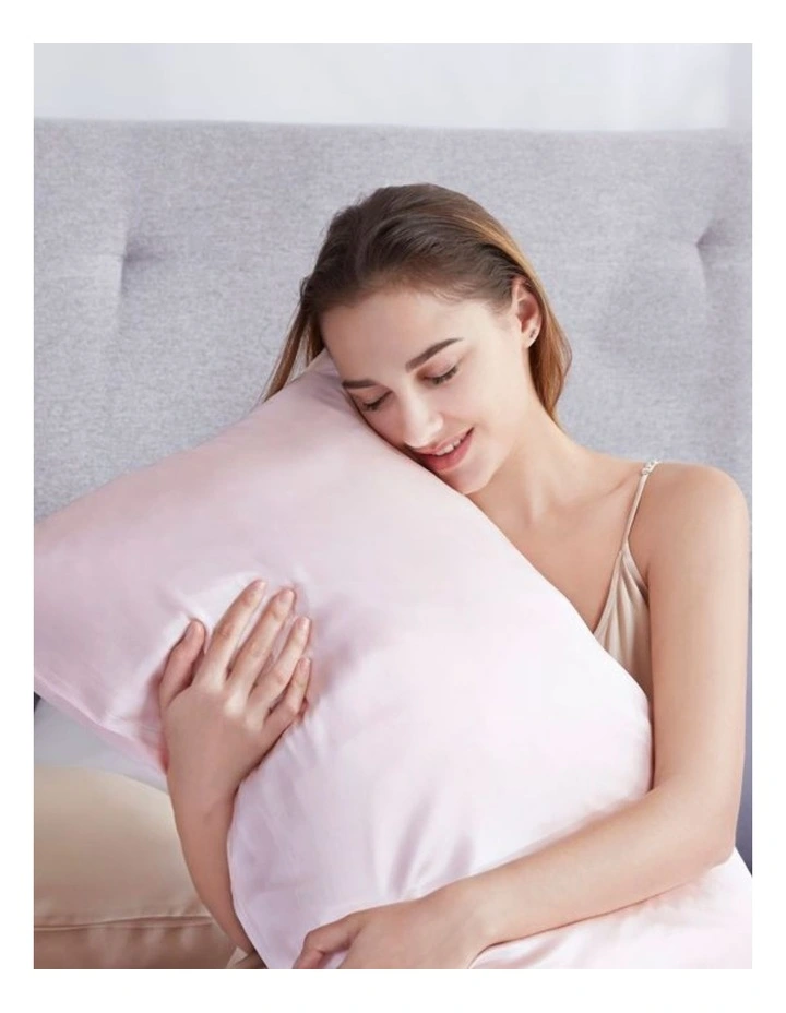 GIOIA CASA Mulberry Silk Pillowcases in Pink 2 Pack image 6
