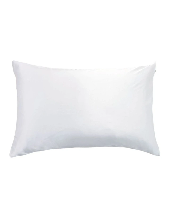 GIOIA CASA Mulberry Silk Pillowcase in White image 1