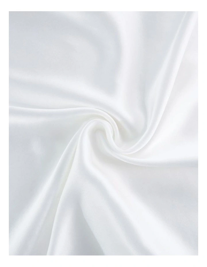 GIOIA CASA Mulberry Silk Pillowcase in White image 4
