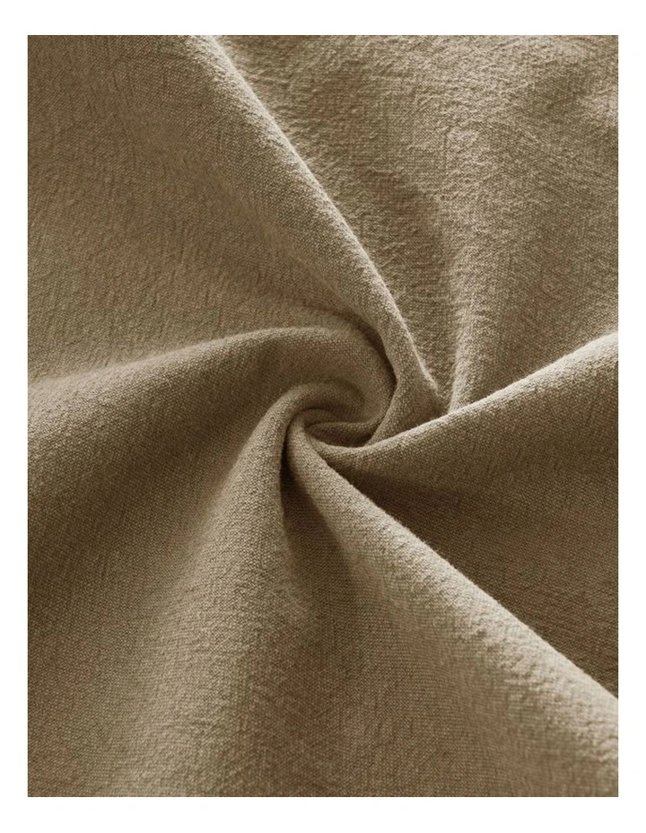 GIOIA CASA Linen-Cotton European Pillowcases in Tan 2 Pack image 4