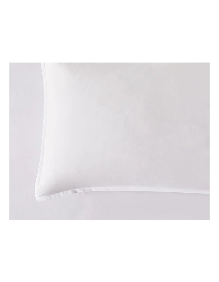 GIOIA CASA Bamboo Microfibre European Pillowcases in White 2 Pack image 3