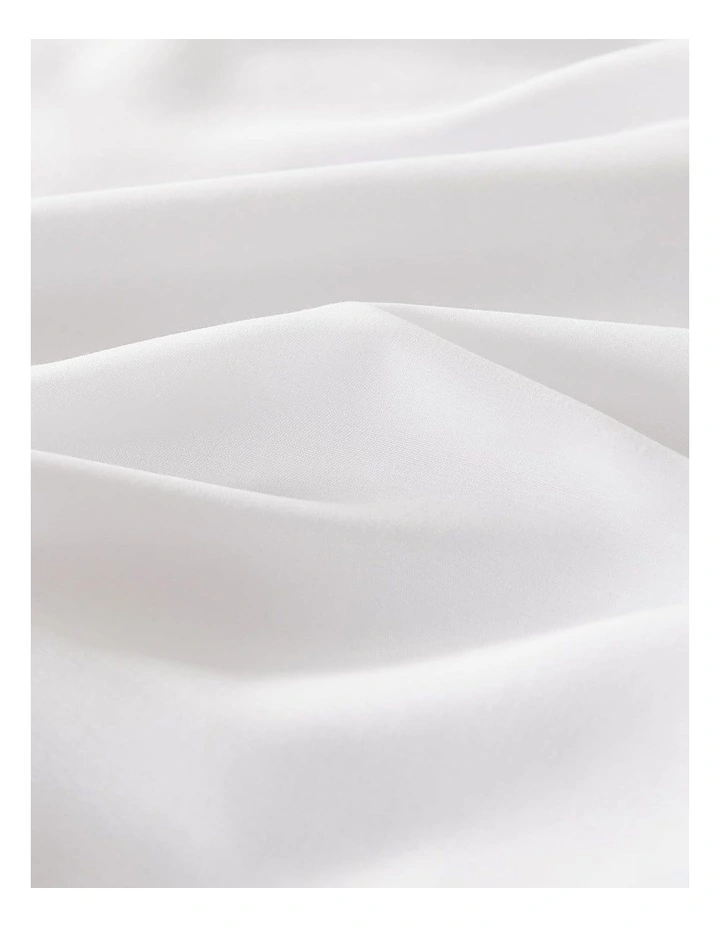GIOIA CASA Bamboo Microfibre European Pillowcases in White 2 Pack image 4