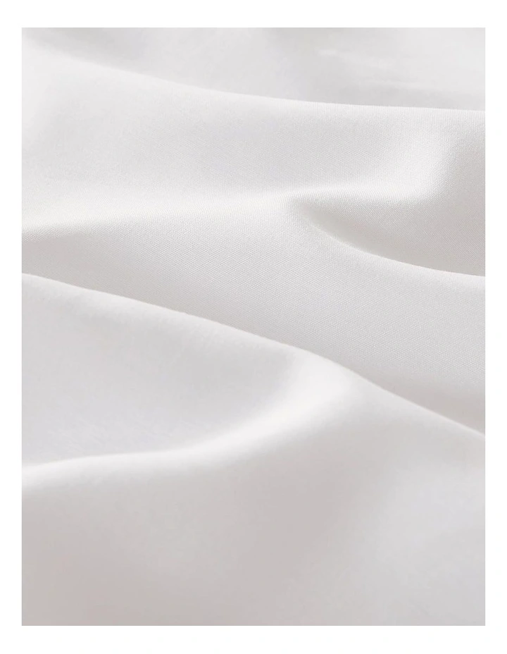 GIOIA CASA Bamboo Microfibre European Pillowcases in White 2 Pack image 5