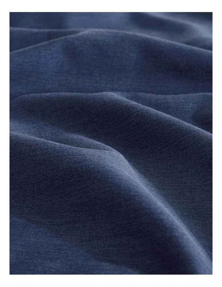 GIOIA CASA Bamboo Microfibre European Pillowcases in Navy Blue 2 Pack image 5