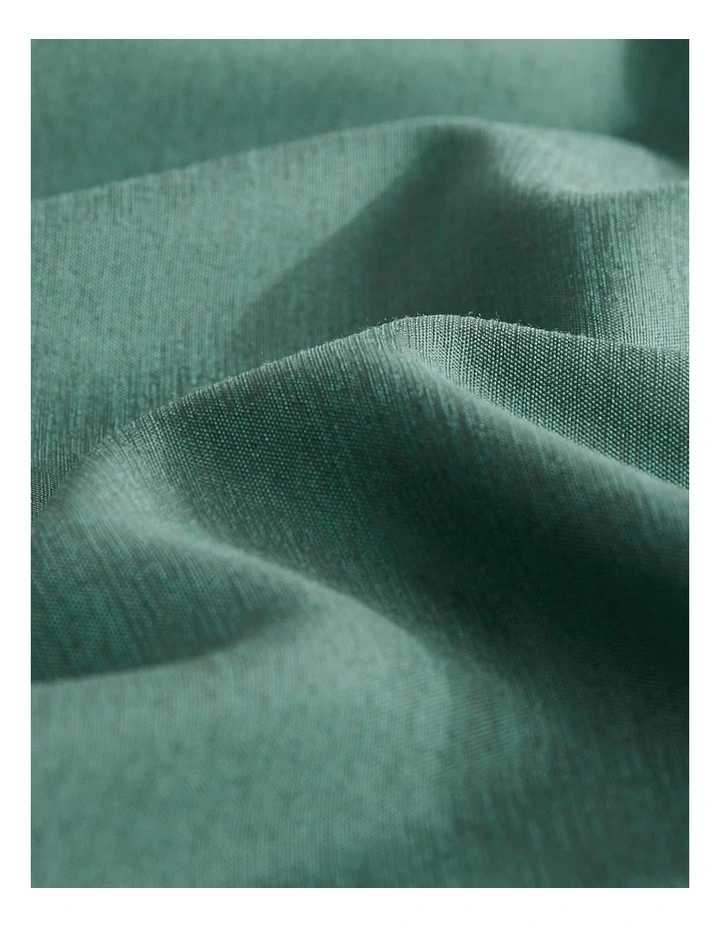 GIOIA CASA Bamboo Microfibre European Pillowcases in Green 2 Pack image 4