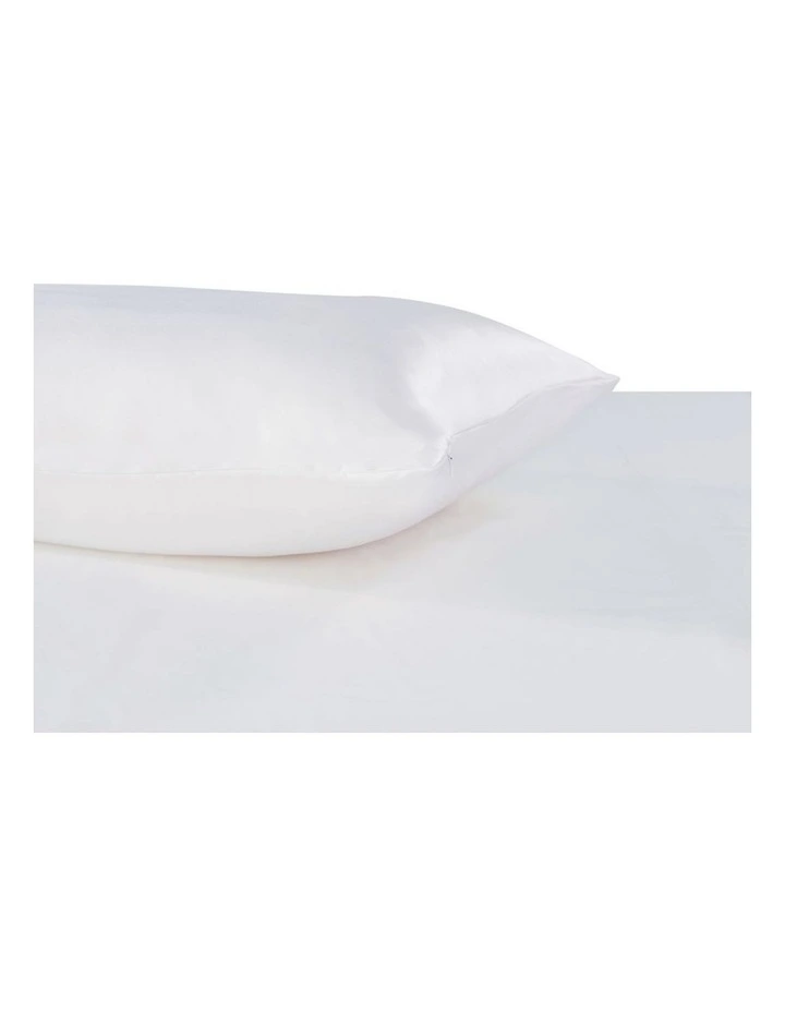 GIOIA CASA Mulberry Silk Pillowcases in White 2 Pack image 2