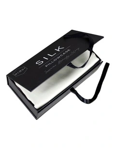 Silver Nights Silk Pillowcase