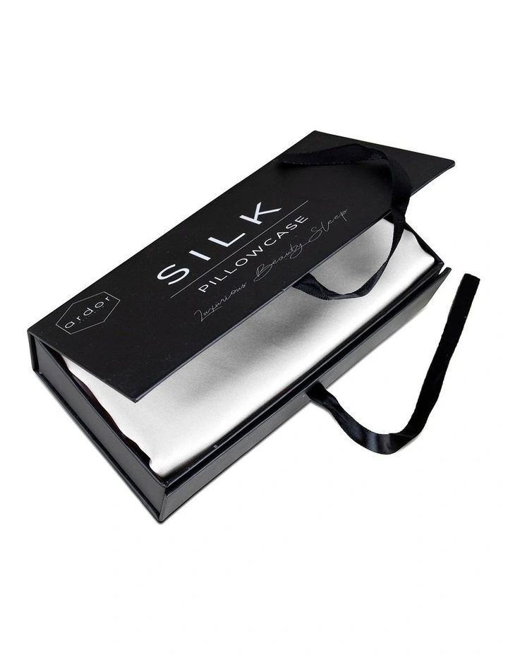 White Silk Pillowcase image 1